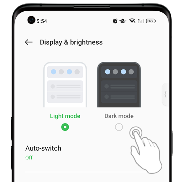 Enable the Dark Mode on your OPPO smartphone