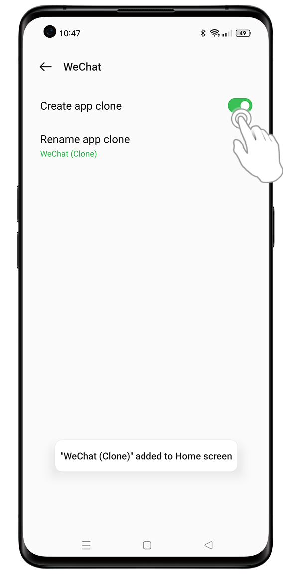 Clone an application