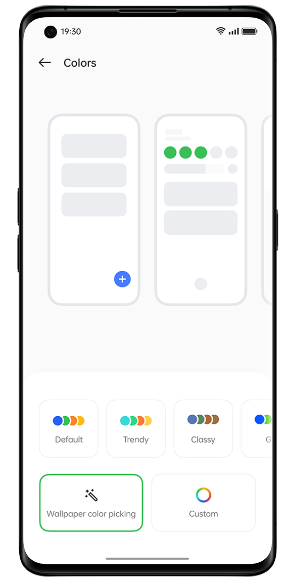 ColorOS 12: Wallpaper-based Theming system