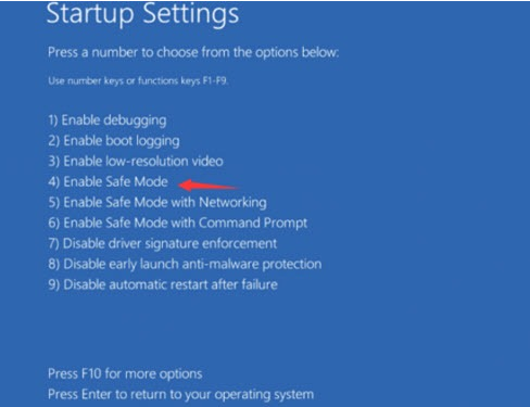Enable Safe mode 