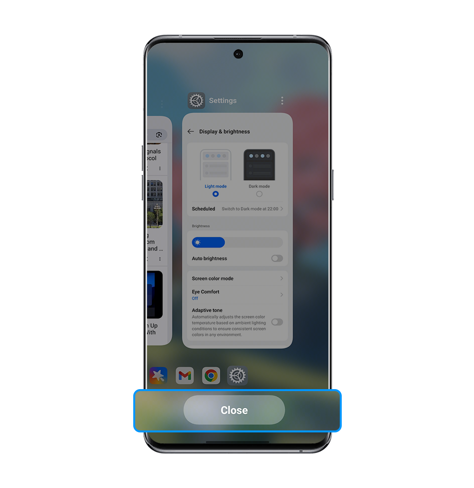 clear background app