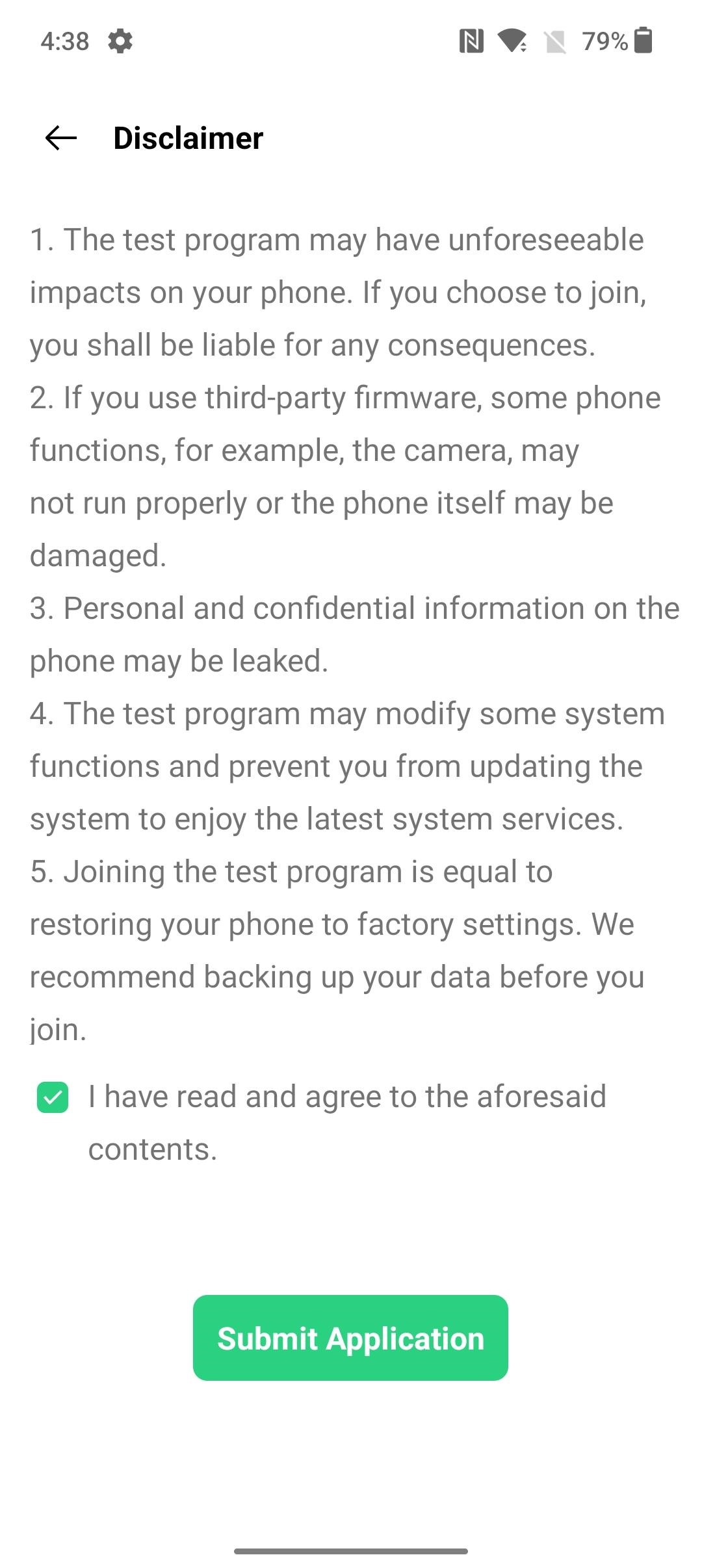 OnePlus Terms and Conditions