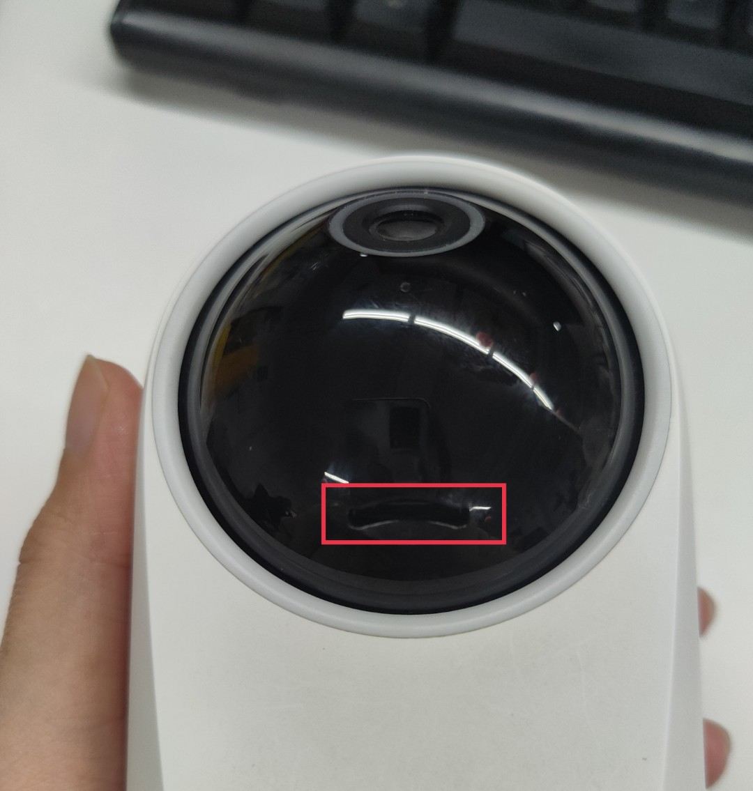 realme Smart cam 360° memory card 