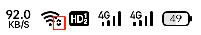 phone wifi usage icon 