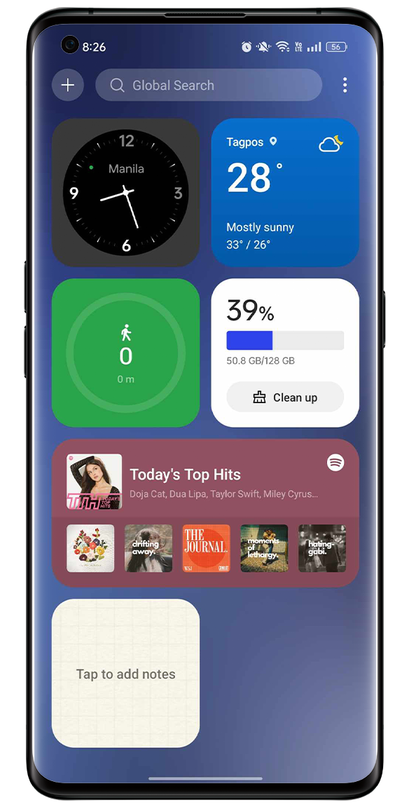 OPPO ColorOS 13 Shelf