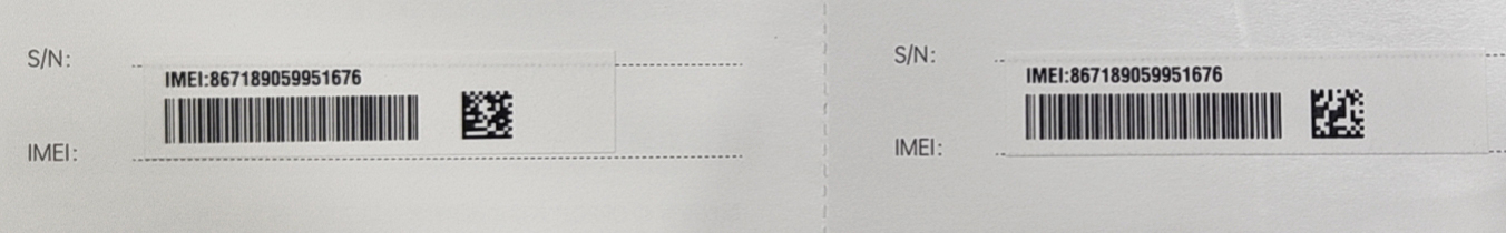 OPPO Router's serial number that is found on the warranty card.jpg