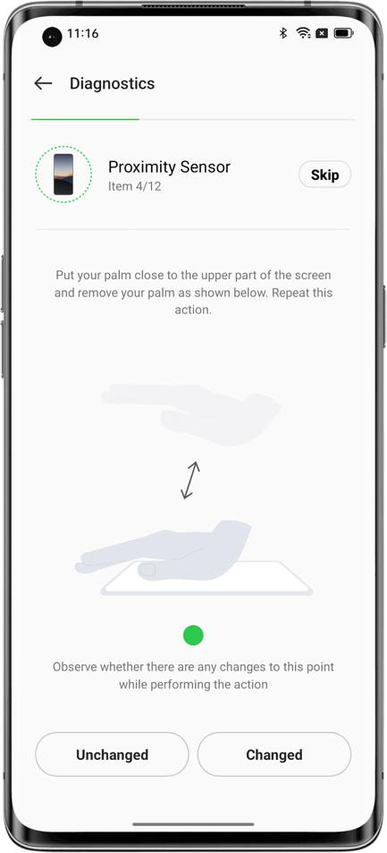 OPPO Diagnostics ColorOS 12