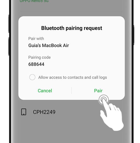 Make sure that the Bluetooth pairing code is right when you're connecting to a Bluetooth device