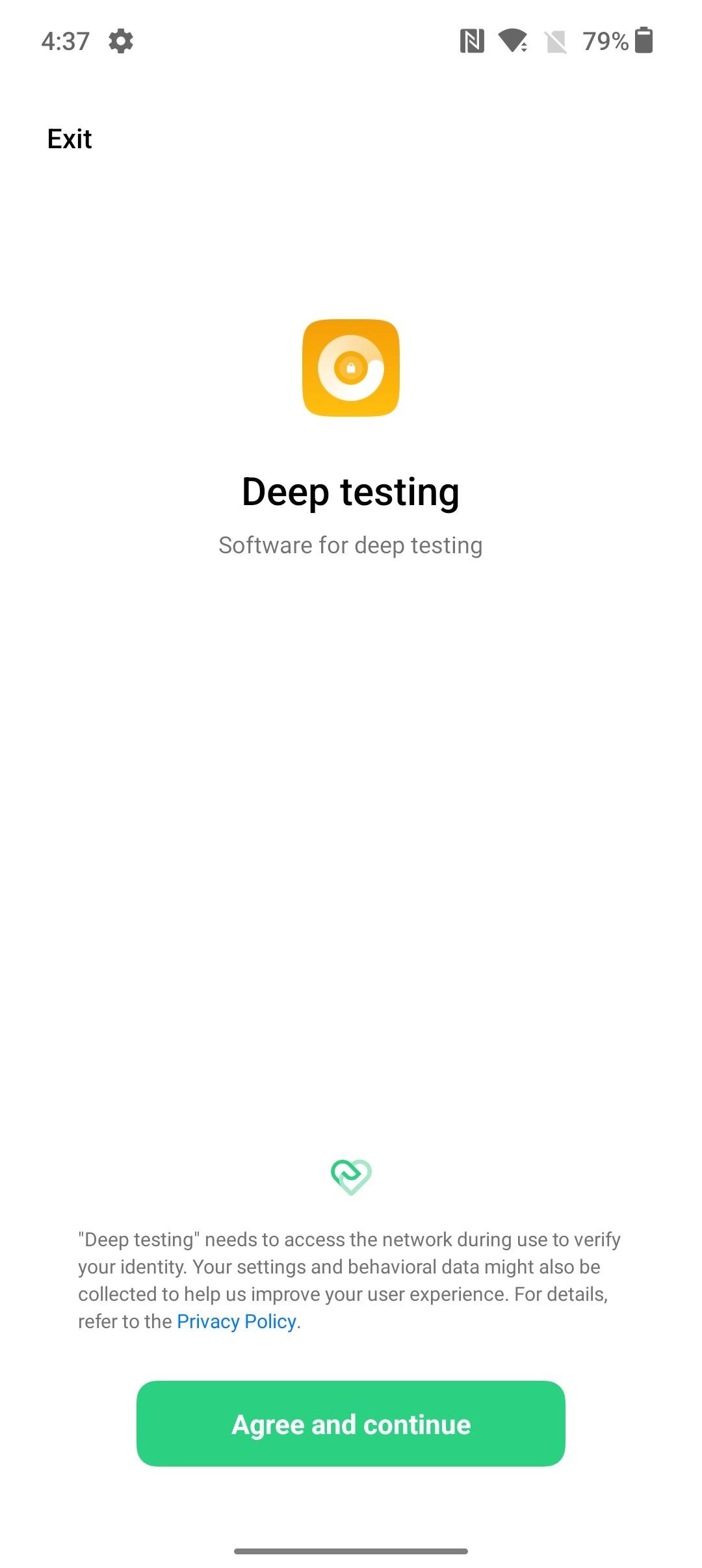 OnePlus Deep Testing app