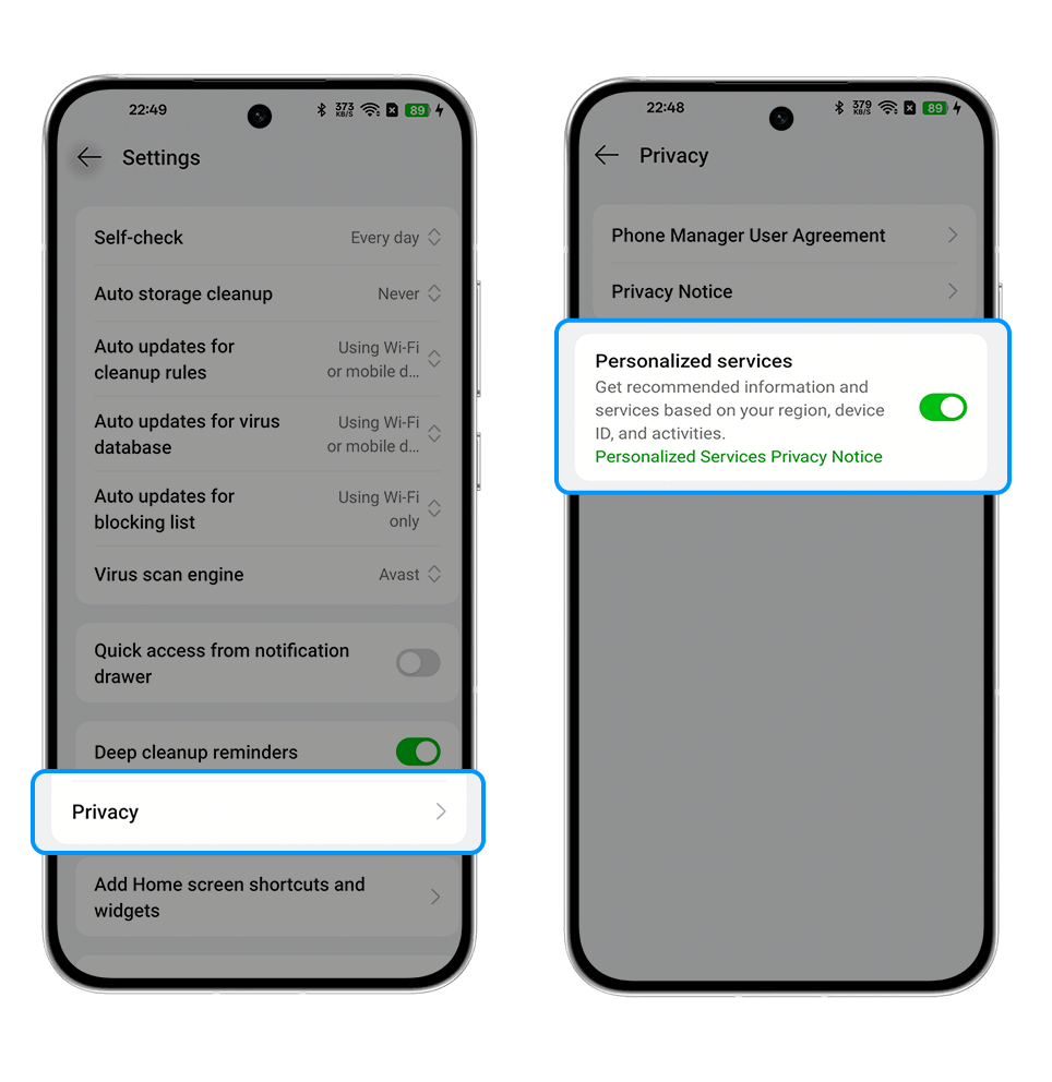 personalized services newest