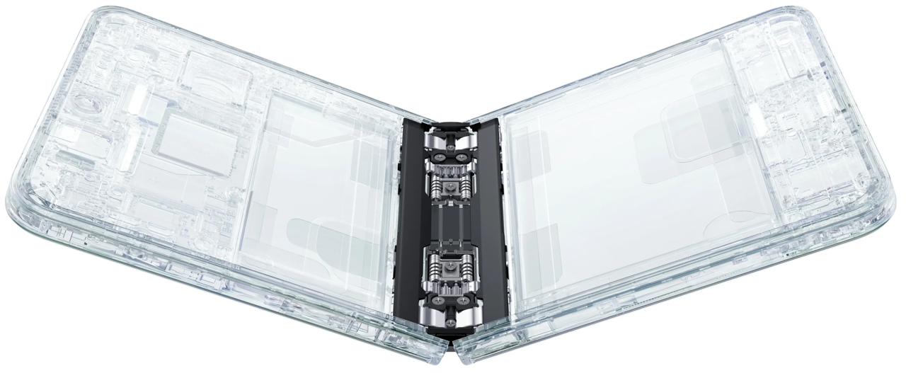 OPPO Find N2 Flip's Hinge has a Slight Misalignment When Folded