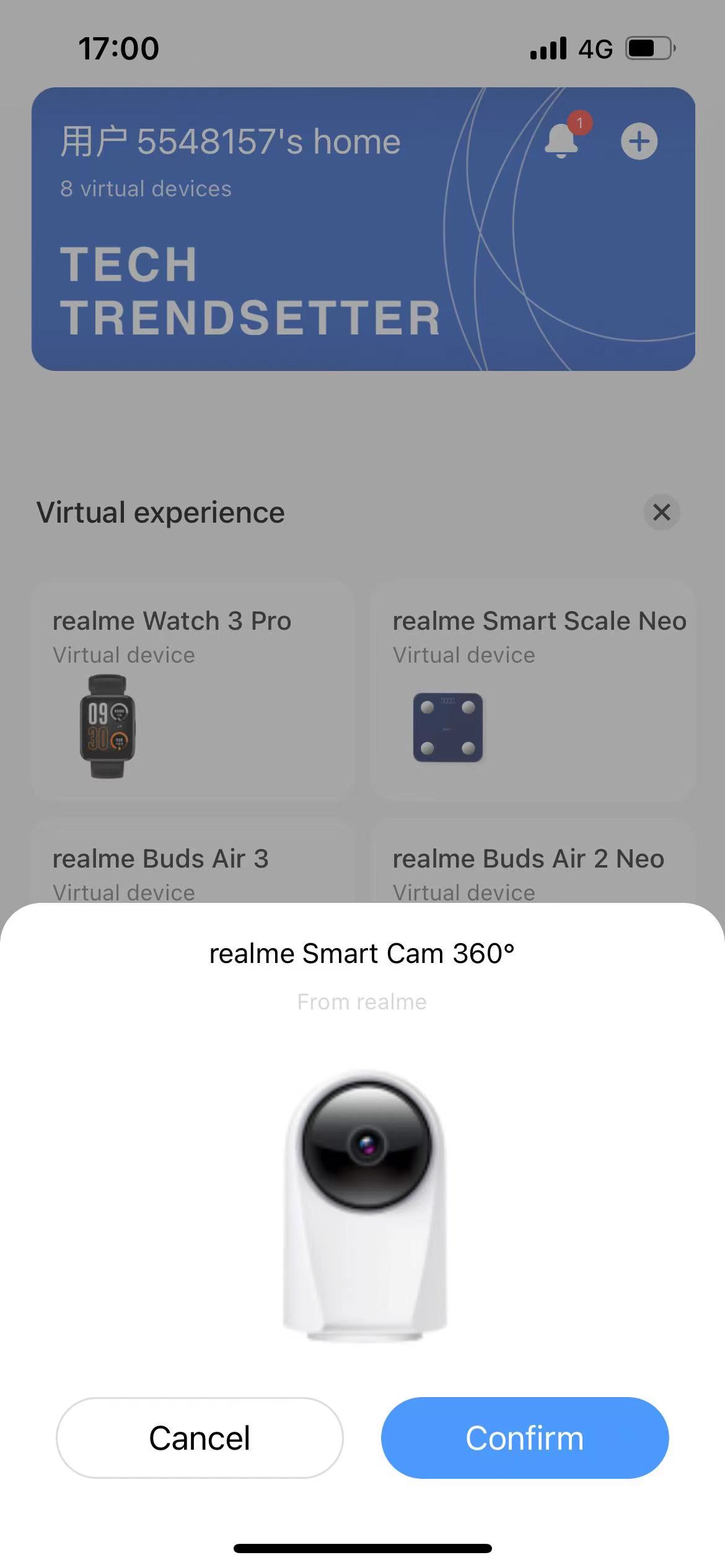 realme Smart Cam 360° iOS phone 