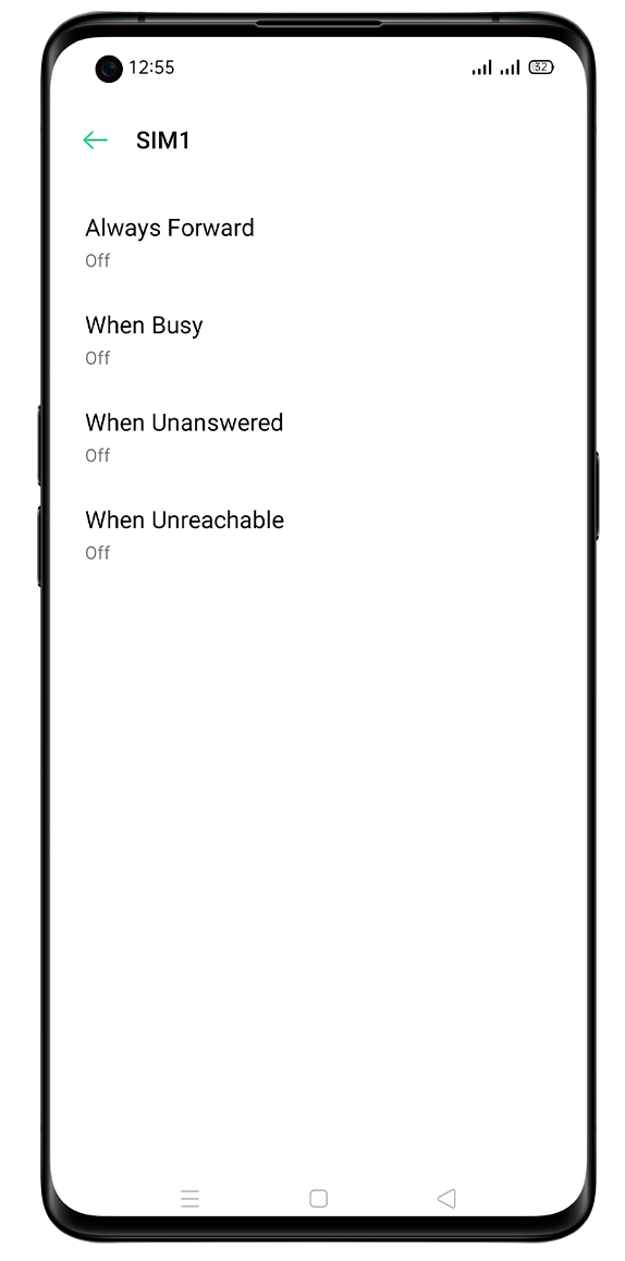 OPPO Call Forwarding