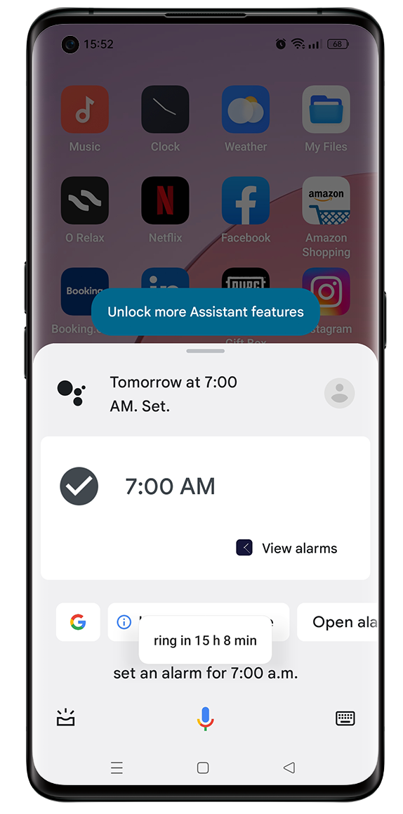 OPPO Set Alarm Google Assistant_2