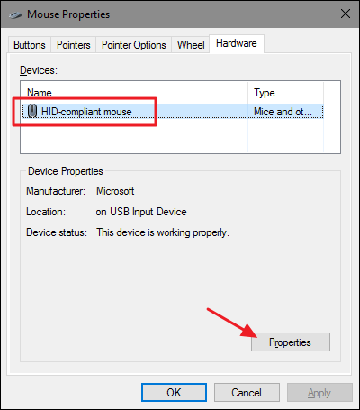 HID Compliant mouse 