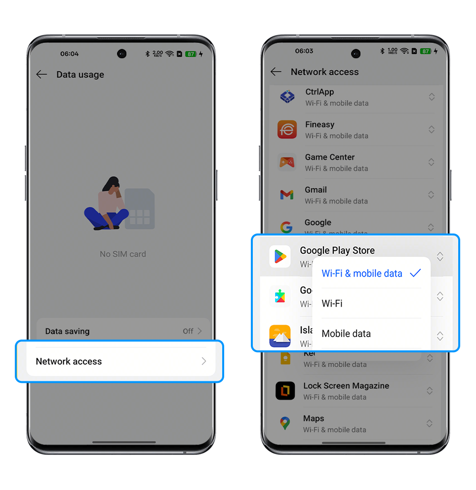 network access permission