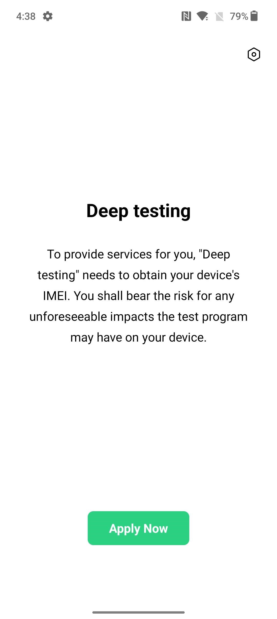 OnePlus Deep Testing app 2