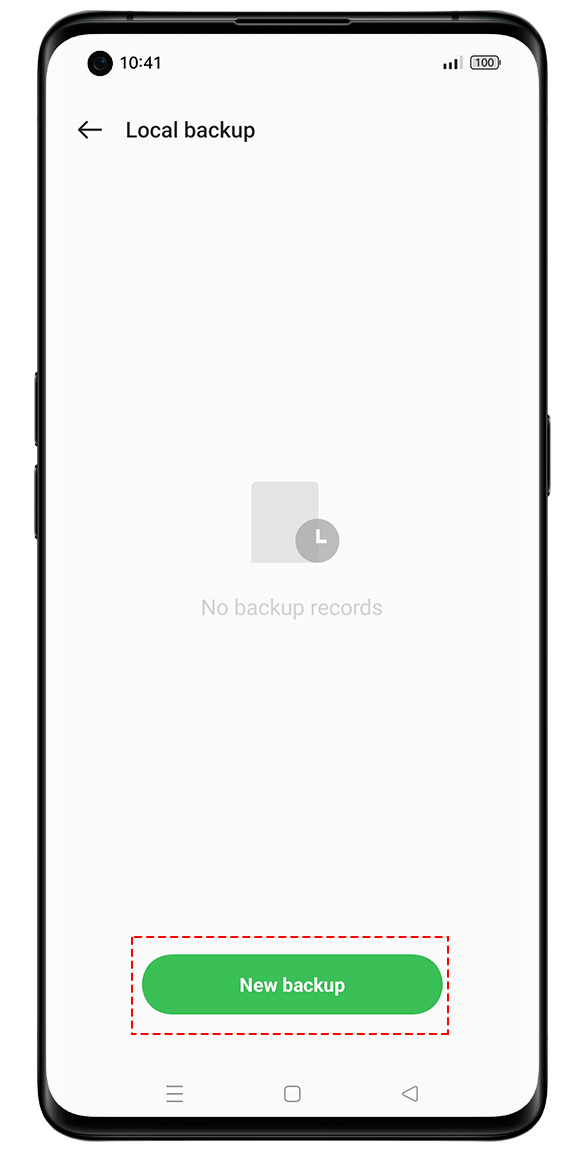 OPPO New Backup