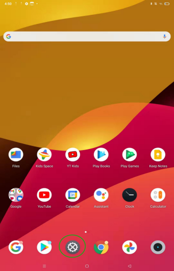 realme Pad- Settings 