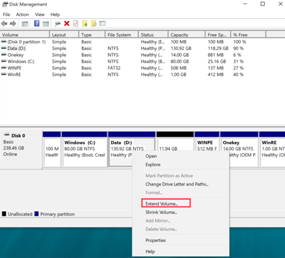 Disk management 