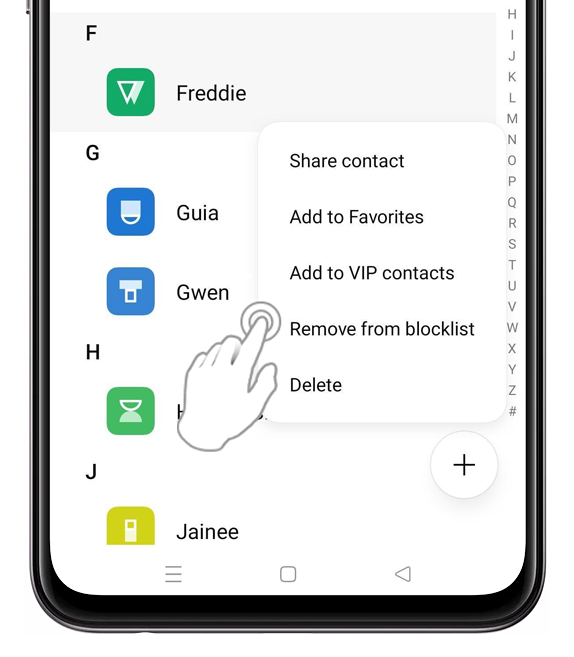 How to Unblock a Number in OPPO Smartphone unblock number on contacts