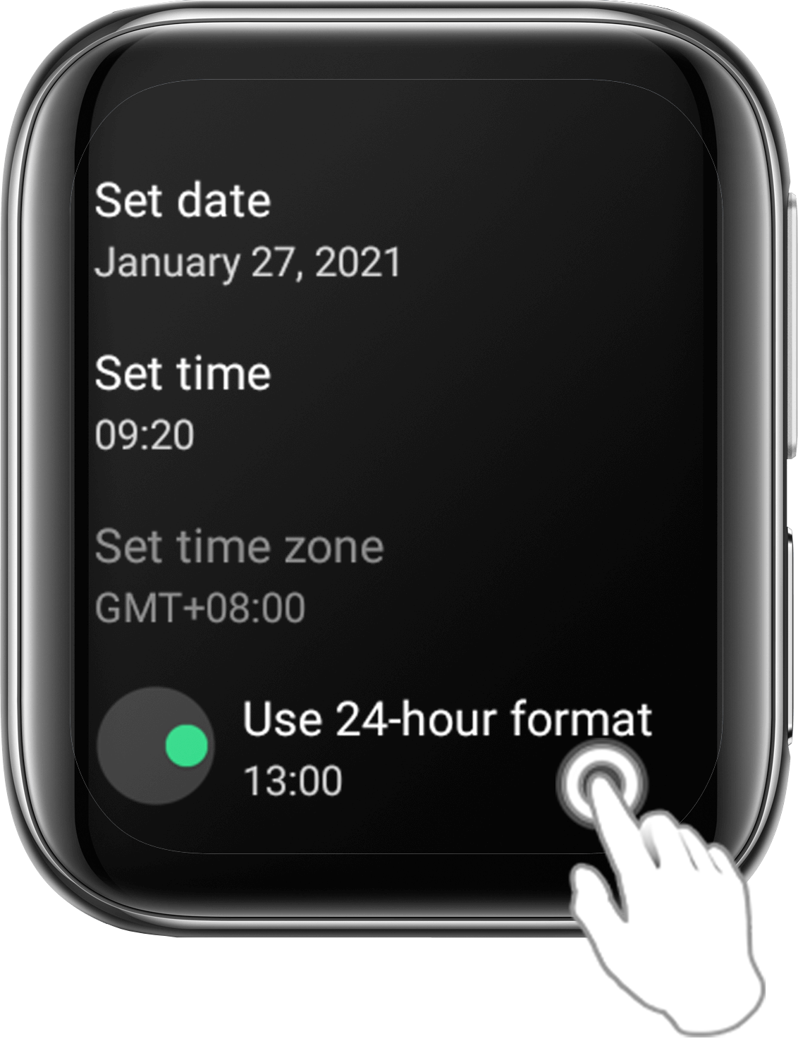 How to Change OPPO Watch's Clock Format?
