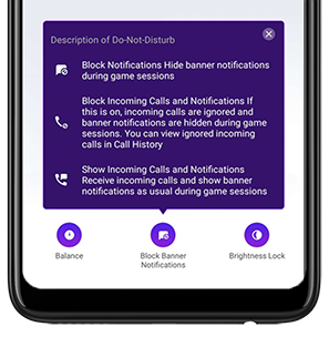 Game Space Block Notification