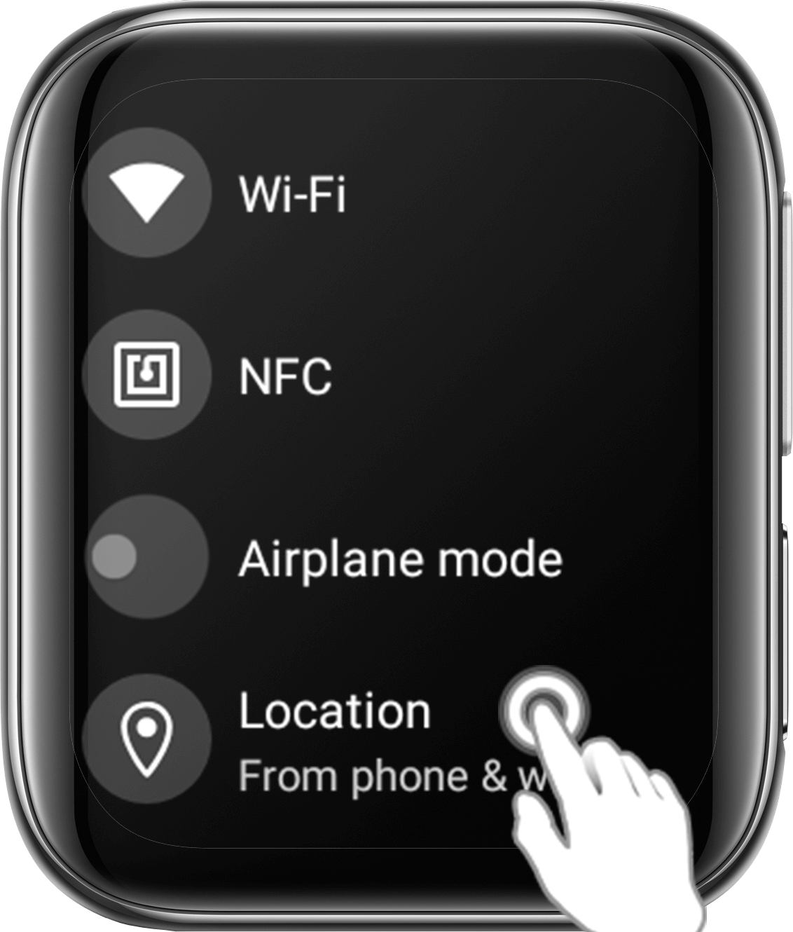 How can I make sure that I can find my watch in case I lose it?