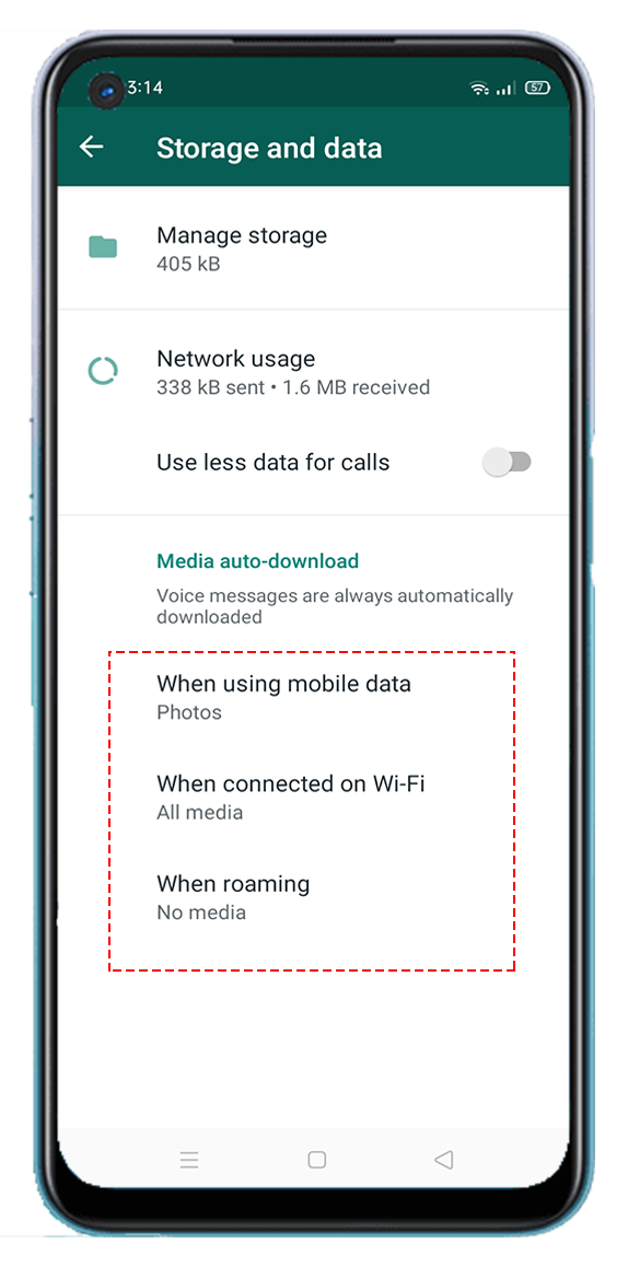 Whatsapp Media auto-download