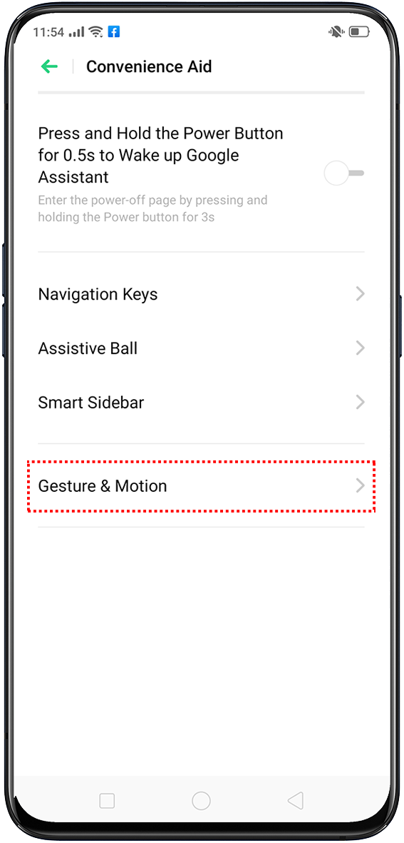 raise to turn on setting2