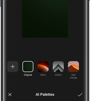 AI Palette in OPPO Reno6 Series