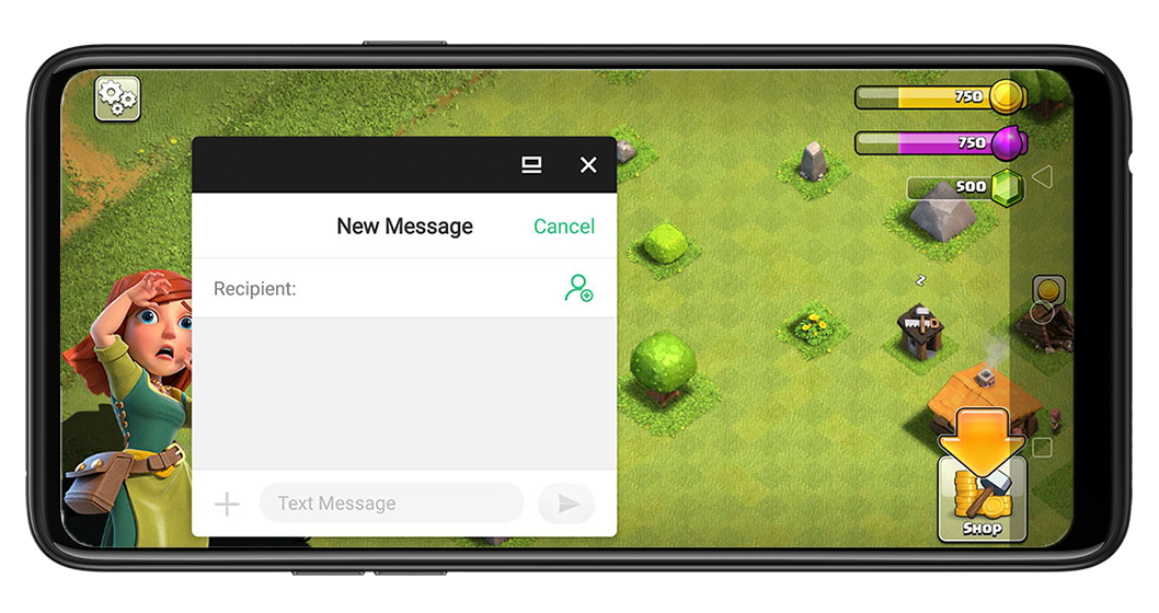 oppo full screen floating messages