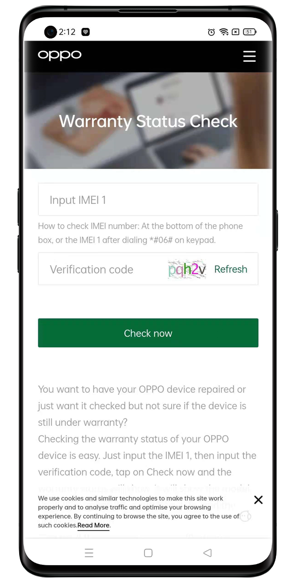 Warranty Policy OPPO Support Website Mobile