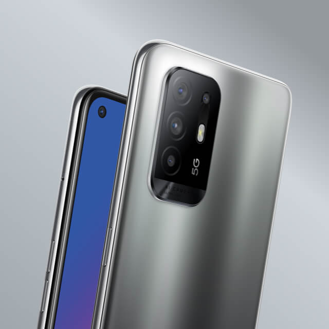 OPPO F19 Pro+ front and back image