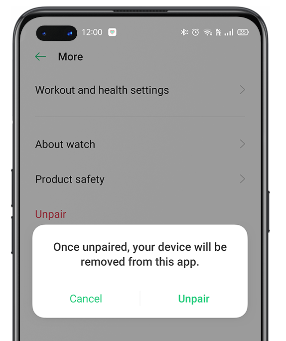 How to Unpair Your OPPO Watch