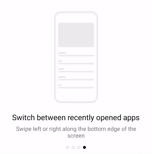 How to use swipe gestures from both sides