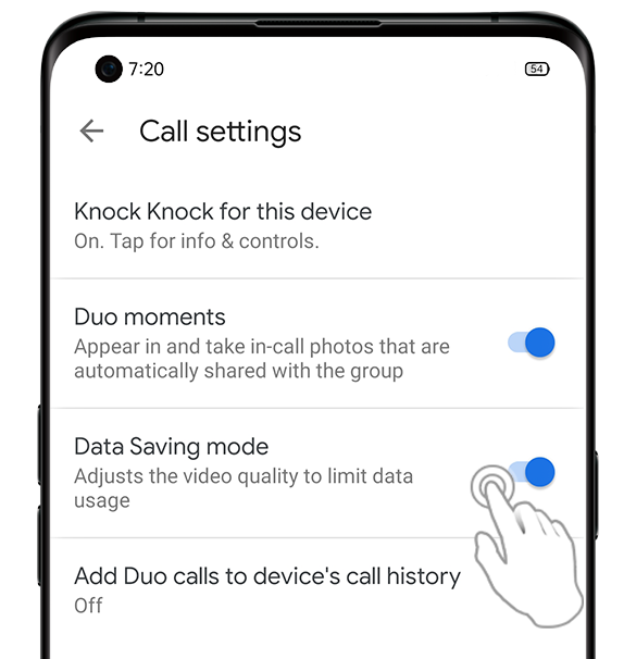 How to Save Data while Using Google Duo?