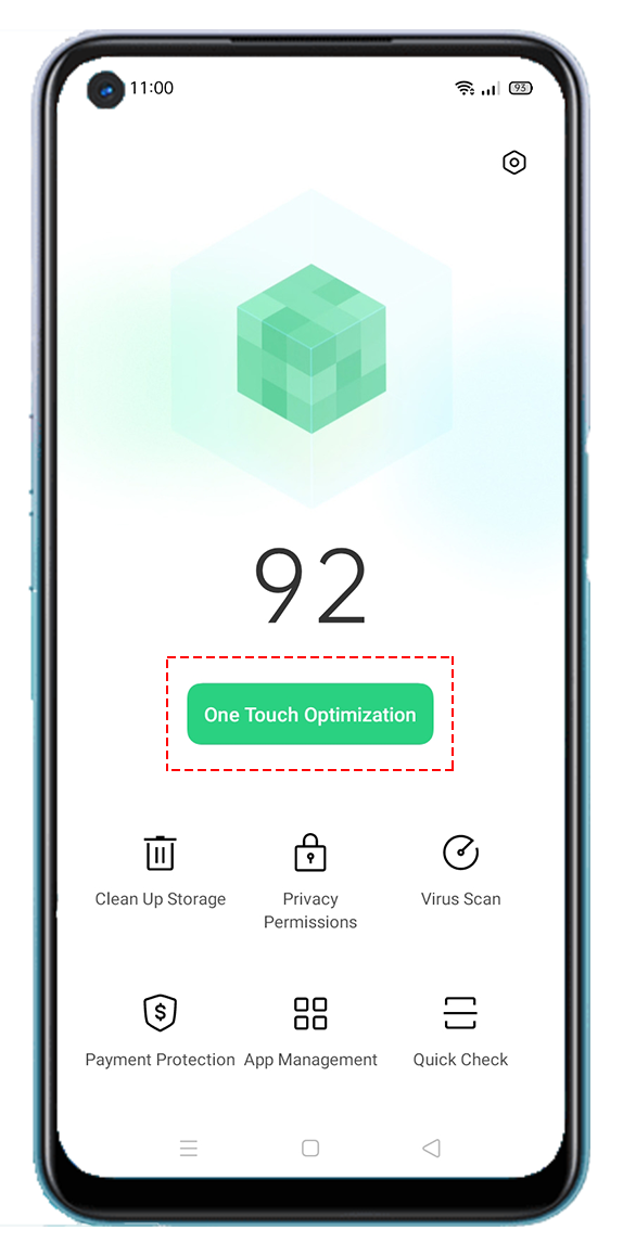 OPPO A54 One Touch Optimization