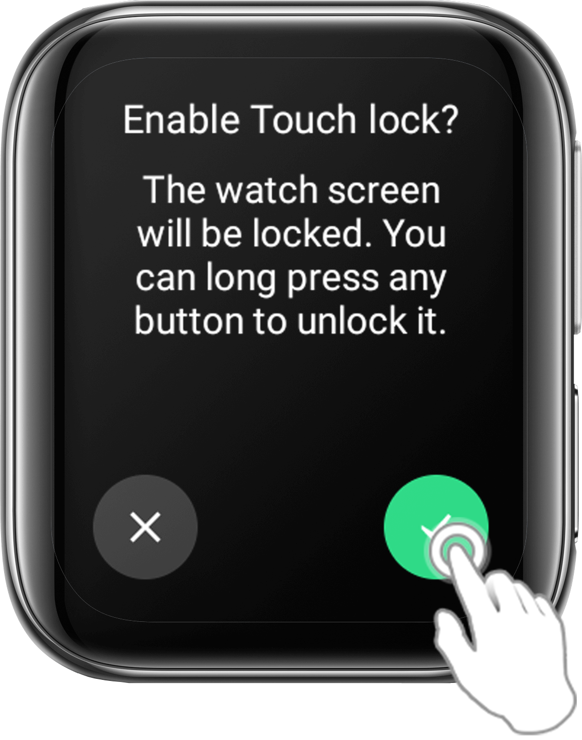How to Enable/Disable Touch Lock Mode on OPPO Watch?