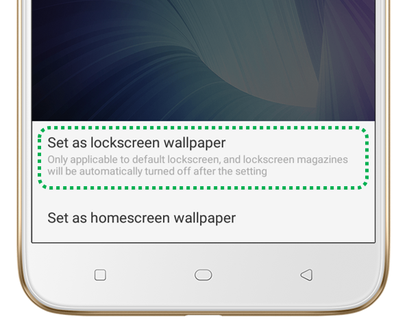 Set Wallpaper Setting OPPO A57