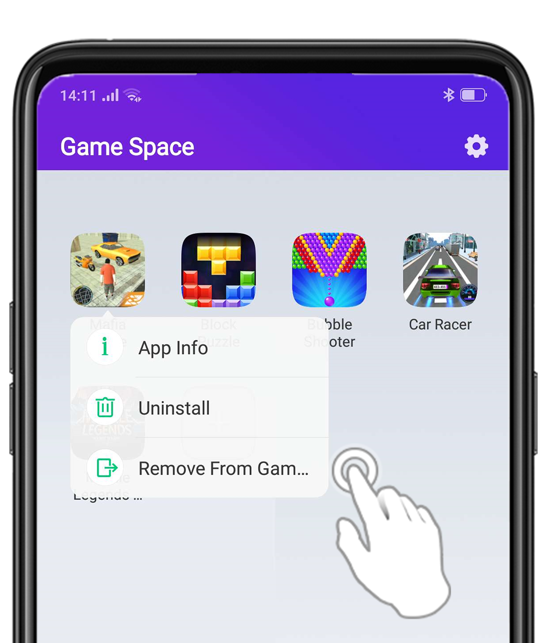 Game Space Remove Game