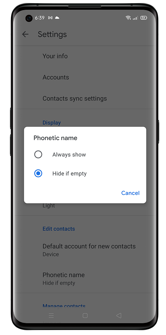 What is Phonetic name and How to Hide it?