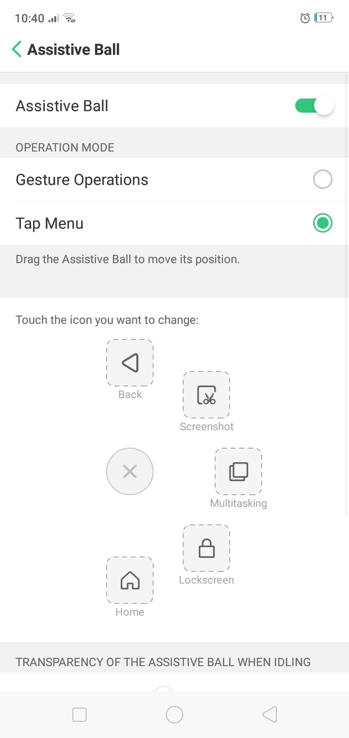 How to Enable and Use Assistive Ball Screenshot on OPPO Phone?
