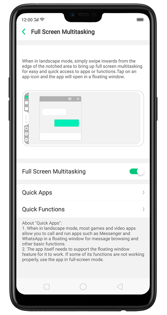 Full Screen Multitasking