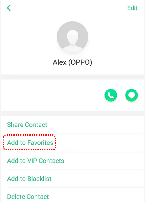 How to Add Favorite Contacts on My OPPO Phone?