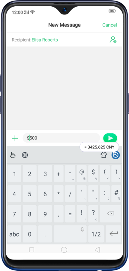Talia TouchPal Assistant Currency