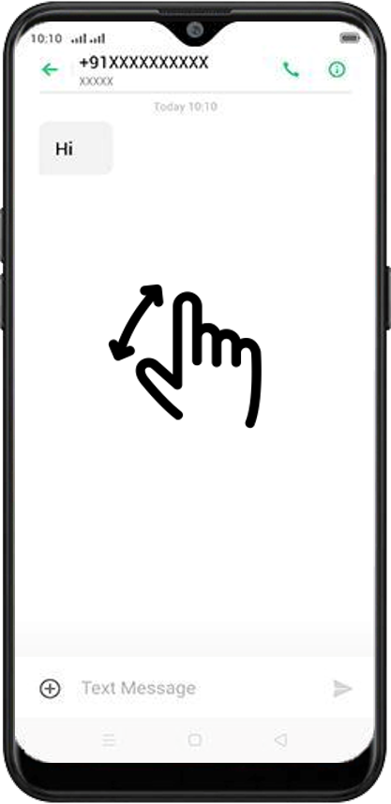 Change_font_size_in_messages_in_OPPO_A3s