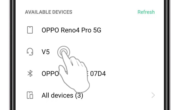 How to Pair Bluetooth Headset on OPPO Smartphone_Select a bluetooth headset