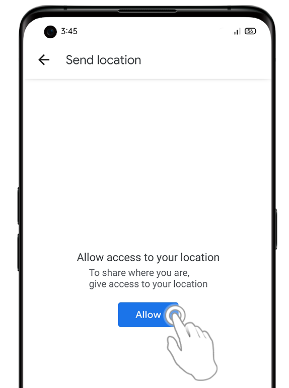 How to manage location in Google Message App?