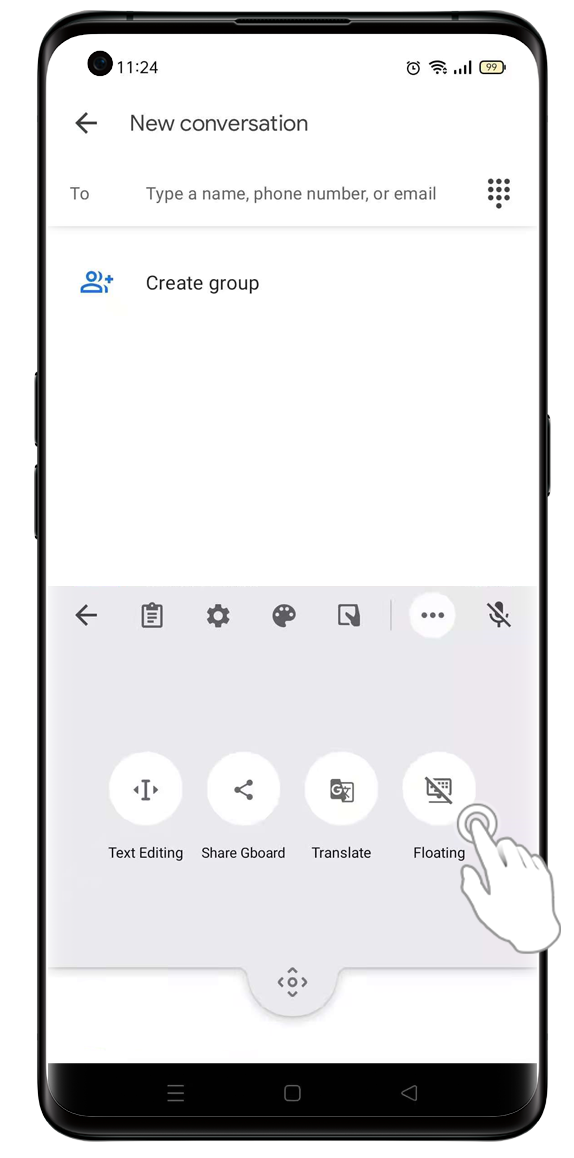 Disable Floating Keyboard Gboard
